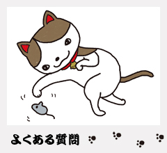 「猫専用ペットホテル」にゃんこのお宿　やな川　よくある質問